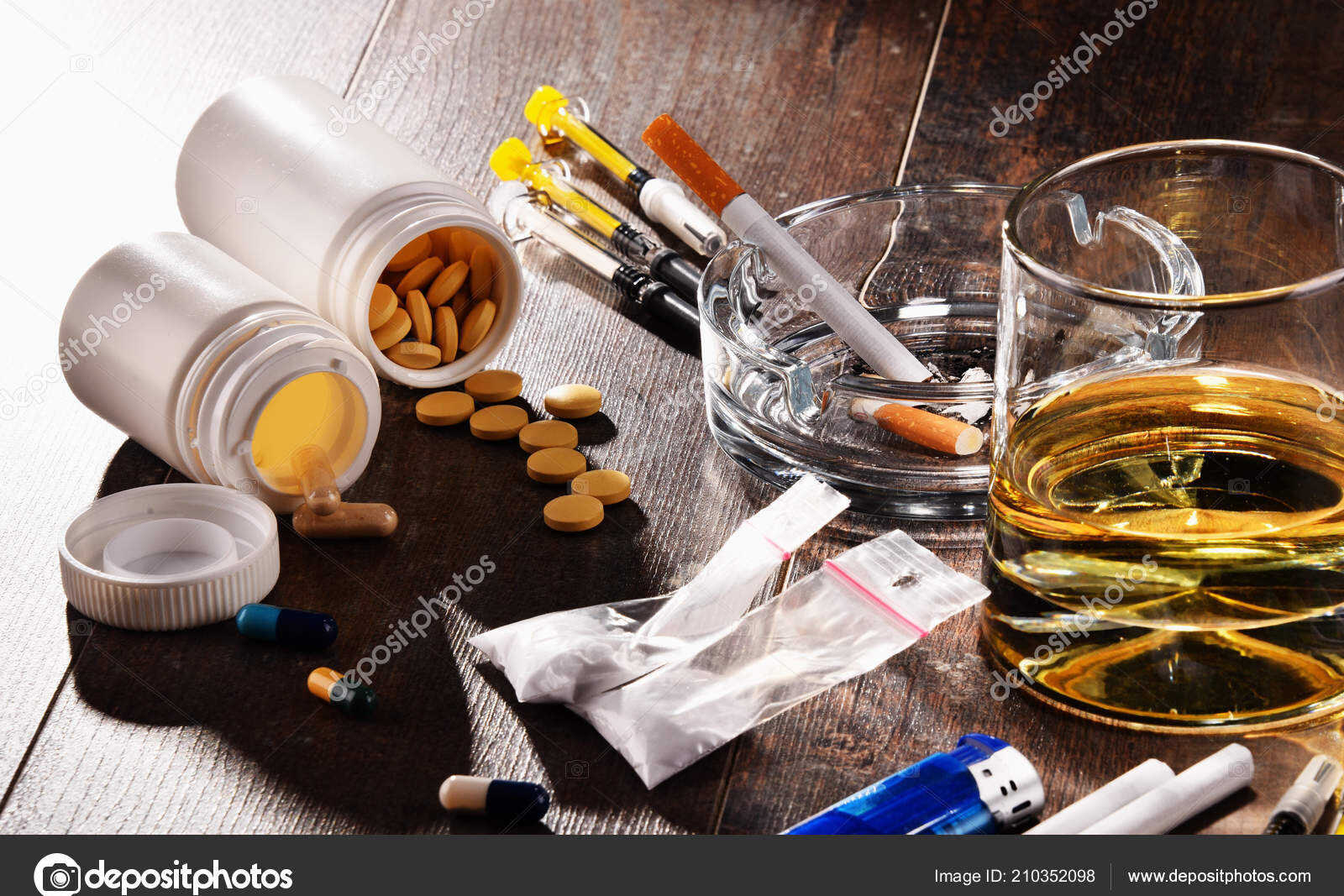 photo of various substances that can be abused