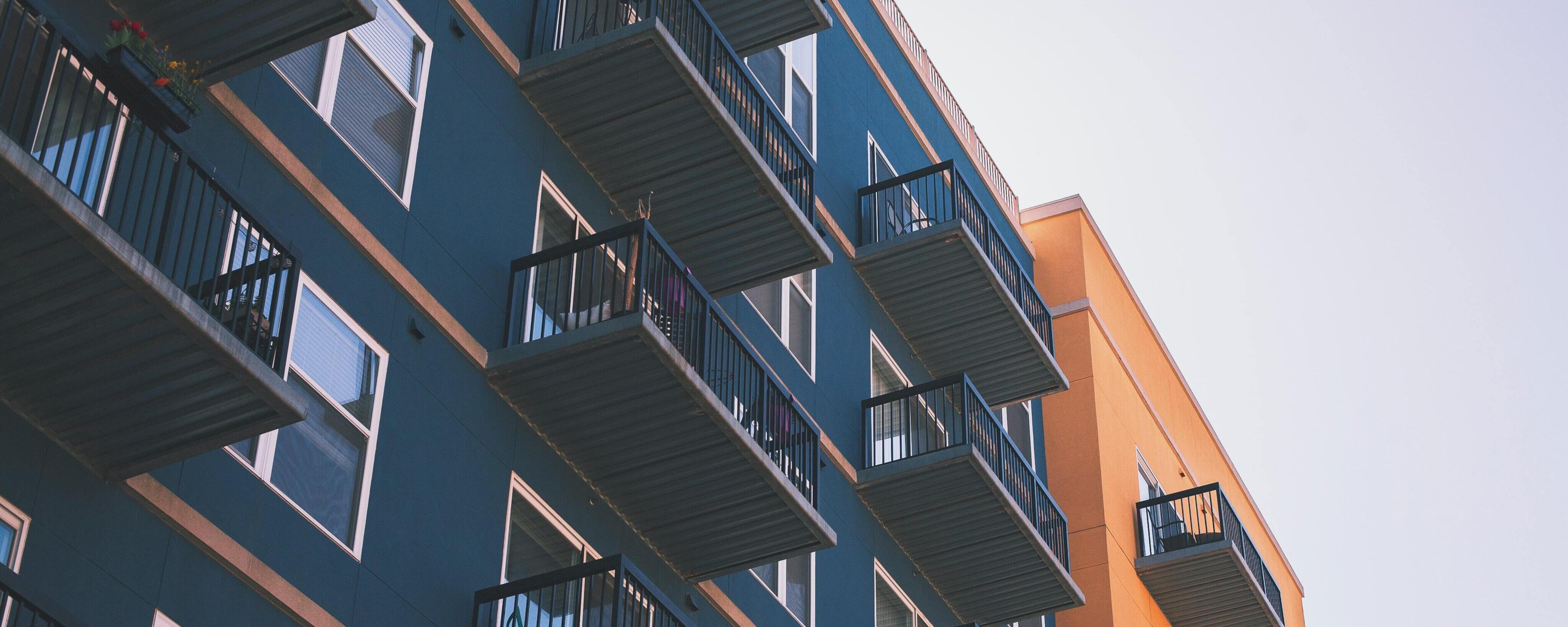 stock image of apartment building